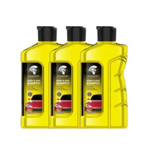 Gladiator Wash Wax and Shampoo 450ml - Pack Of 3