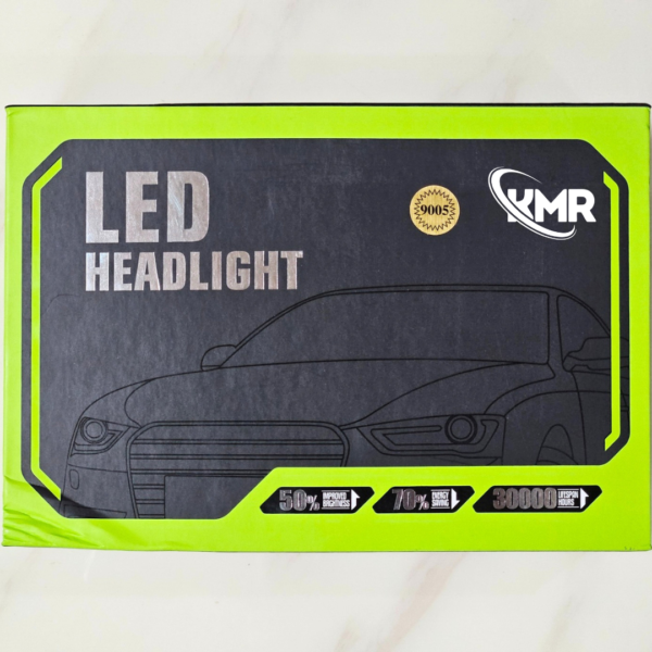 KMR LED Headlight Bulb – 1000W | Compact Design with 1 Heat-Resistant Copper Core - Image 2