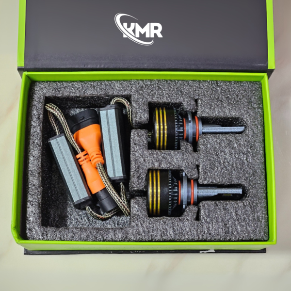 KMR LED Headlight Bulb – 1000W | Compact Design with 1 Heat-Resistant Copper Core