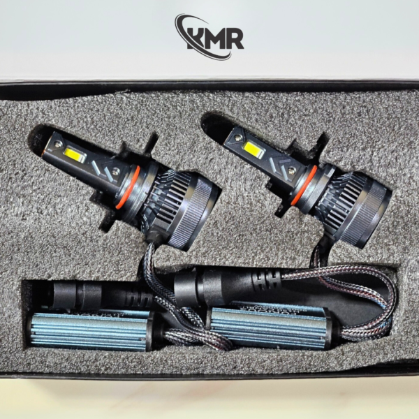KMR LED Headlight Bulb – 2000W | 15,000 Lumens | 3 Heat-Resistant Copper Cores