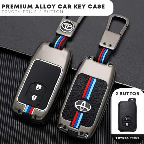 Metal silicon key cover for - Toyota Prius / Aqua