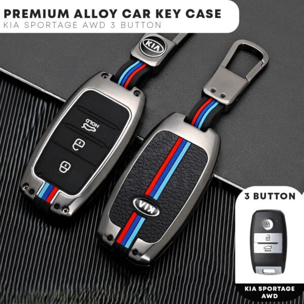 Metal silicon key cover for - KIA Sportage AWD (2019-2024)